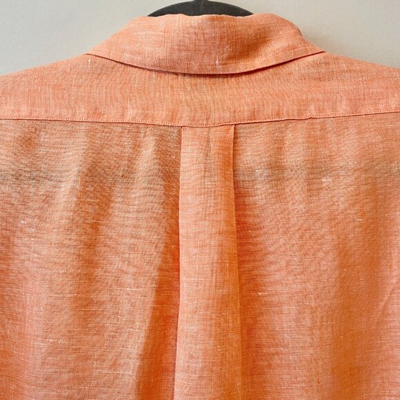 Men's Brooks Brothers Irish Linen Dress Shirt - Picture 5 of 7